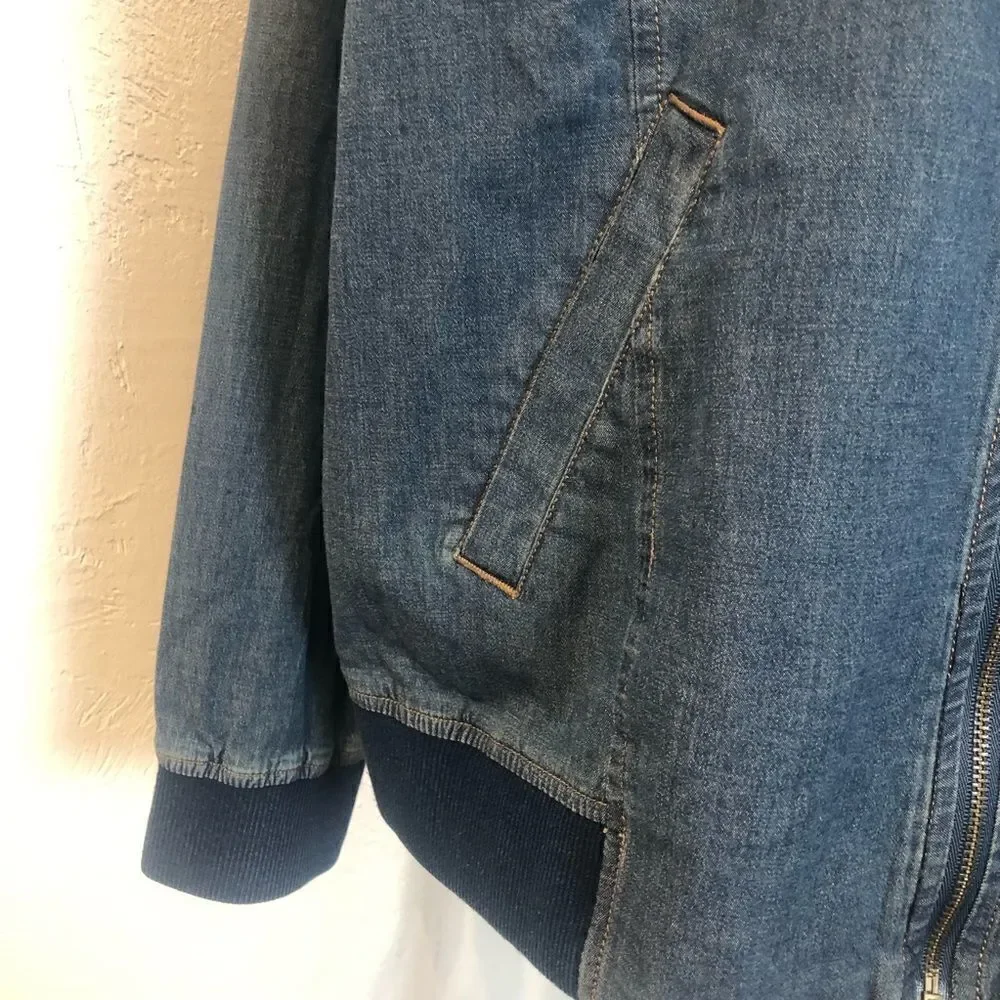 Denim & Co. Chambray Jean Jacket - Picture 3 of 8